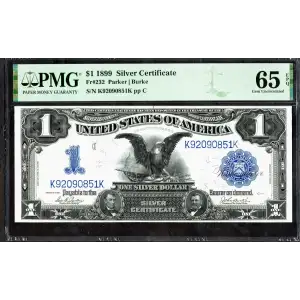 $1 1899 Blue Silver Certificates 232