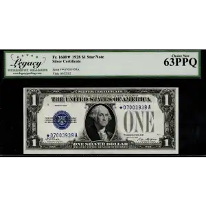 $1 1928 blue seal. Small Silver Certificates 1600*