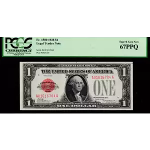 $1 1928 Legal Tender, Fr. 1500 