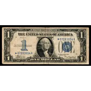 $1 1934 blue seal. Small Silver Certificates 1606*