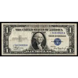 $1 1935-A blue seal. Small Silver Certificates 1608*