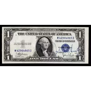 $1 1935-C blue seal. Small Silver Certificates 1612