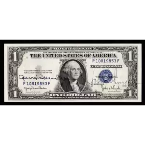 $1 1935-D blue seal. Small Silver Certificates 1613W