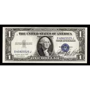 $1 1935-G blue seal. Small Silver Certificates 1616