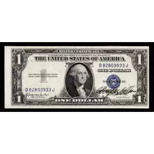 $1 1935-H blue seal. Small Silver Certificates 1618