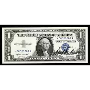 $1 1957-A blue seal. Small Silver Certificates 1620*