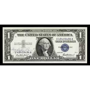 $1 1957 blue seal. Small Silver Certificates 1619