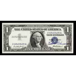 $1 1957 blue seal. Small Silver Certificates 1619