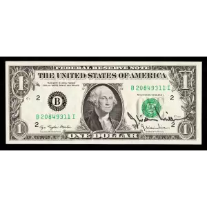 $1 1977-A. Green seal. Small Size $1 Federal Reserve Notes 1910-B