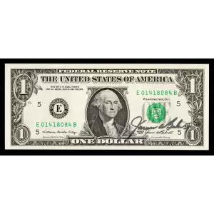 $1 1985 Green seal. Small Size $1 Federal Reserve Notes Richmond 1913-E*