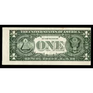 $1 1988-A. Green seal. Small Size $1 Federal Reserve Notes 1915-G
