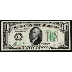 $10 1934-A.  Small Size $10 Federal Reserve Notes 2006-G (2)