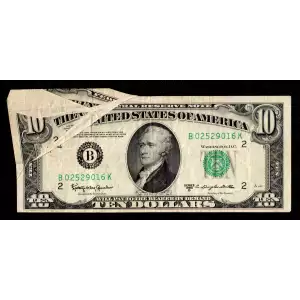 $10 1950-D.  Small Size $10 Federal Reserve Notes 2014-B