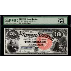 $10  Large Red with spikes Legal Tender Issues 106 (2)