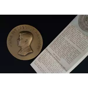 1961 Official JFK Inaugural Medal 3 1/4
