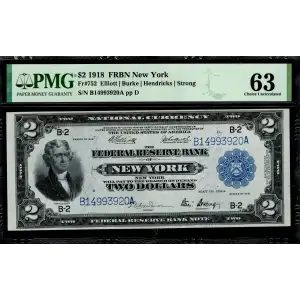 $2 1918  Federal Reserve Bank Notes 752