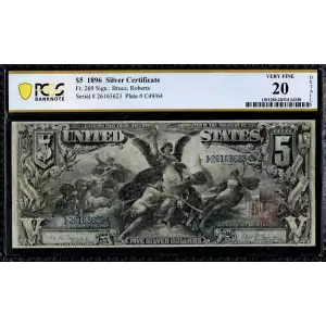 $5 1896 Small Red Silver Certificates 269 (2)
