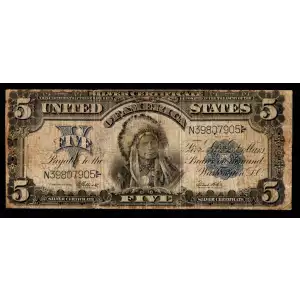 $5 1899 Blue Silver Certificates 280