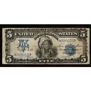 $5 1899 Blue Silver Certificates 281