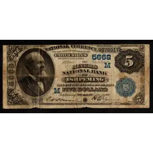 $5 Blue Seal Second Charter Period 537