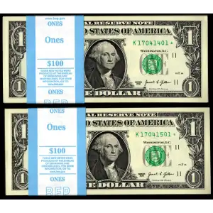 CONSEC PAIR: $1 2021 STAR PACKS - DALLAS Two Original Packs w/ 100 consec GEM