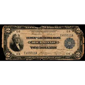 $2 1918  Federal Reserve Bank Notes 760