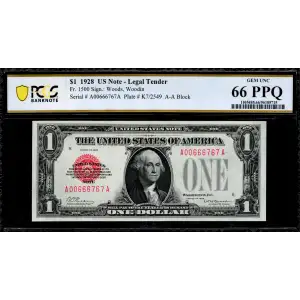 $1 1928 Legal Tender, Fr. 1500 