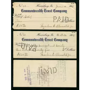 Check: Harrisburg, PA