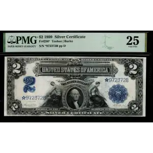 $2 1899 Blue Silver Certificates 256*