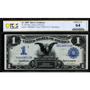 $1 1899 Blue Silver Certificates 229