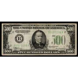 1934-A. $500 B00271186A