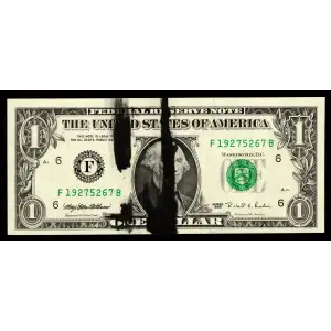 $1 1995 Green seal. Small Size $1 Federal Reserve Notes 1921-F