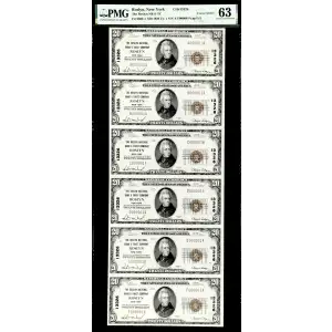 1929 $20 PMG 63