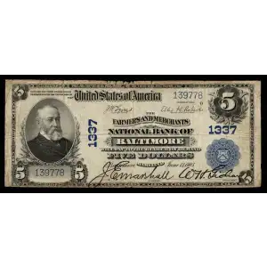 $5  Blue Seal Third Charter Period 590