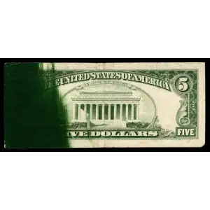 $5 1981-A.  Small Size $5 Federal Reserve Notes 1977-E