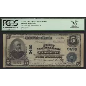 $5  Blue Seal Third Charter Period 599