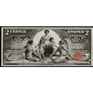 $2 1896 Small Red Silver Certificates 247
