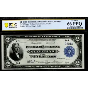 $2 1918  Federal Reserve Bank Notes 757