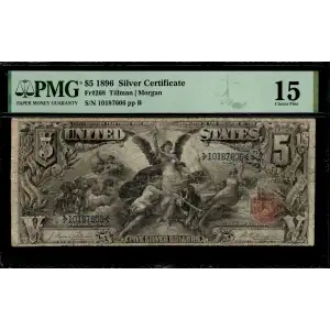 $5 1896 Small Red Silver Certificates 268