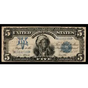 $5 1899 Blue Silver Certificates 280