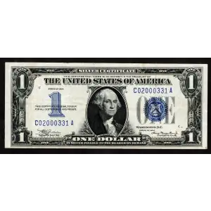 $1 1934 blue seal. Small Silver Certificates 1606