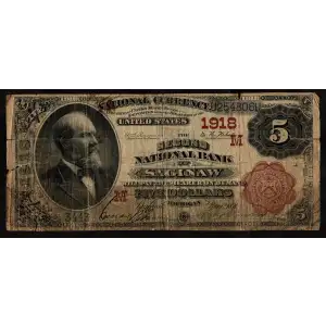 $5  Brown Seal and Brown Back Second Charter Period 472