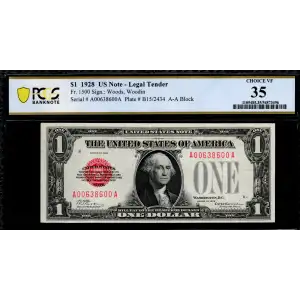 $1 1928 Legal Tender, Fr. 1500
