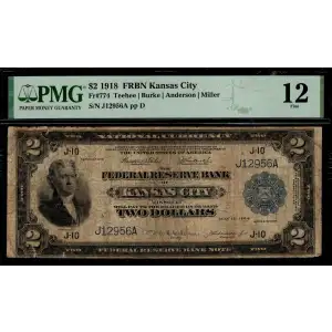 $2 1918  Federal Reserve Bank Notes 774