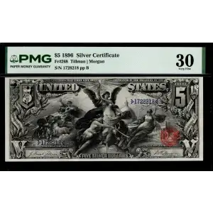 $5 1896 Small Red Silver Certificates 268