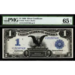 $1 1899 Blue Silver Certificates 232 (2)