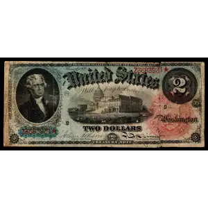 $2  Large Red Legal Tender Issues 42