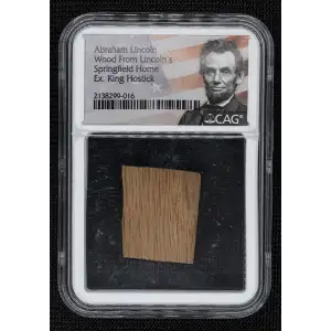 Wood from Lincoln's Springfield Home (2)